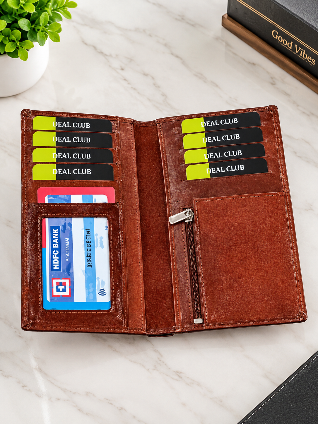 Geniune leather card holder